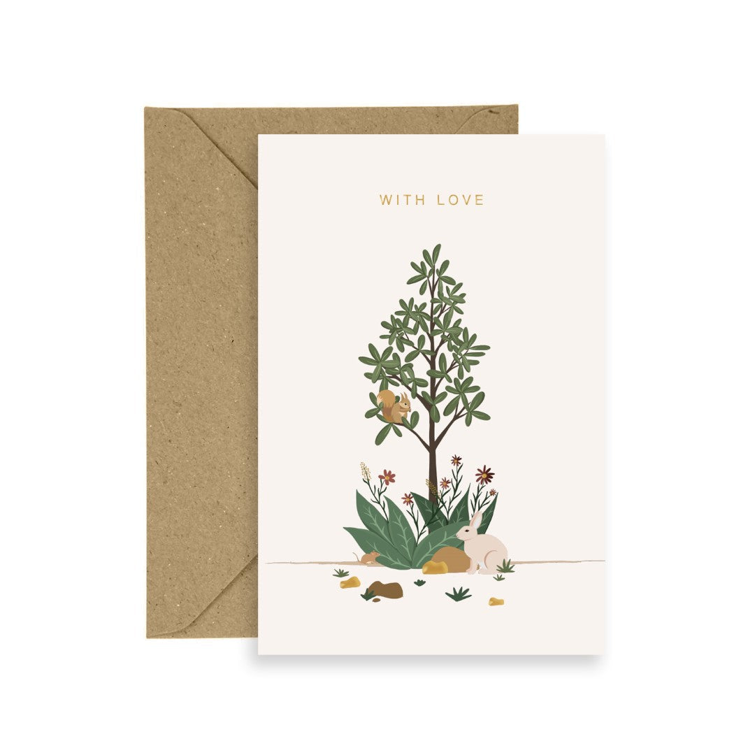 Greeting Card Rabbit And Squirrel In The Forest Nav Asufa Com greeting-card-rabbit-and-squirrel-in-the-forest-nav-asufa-com