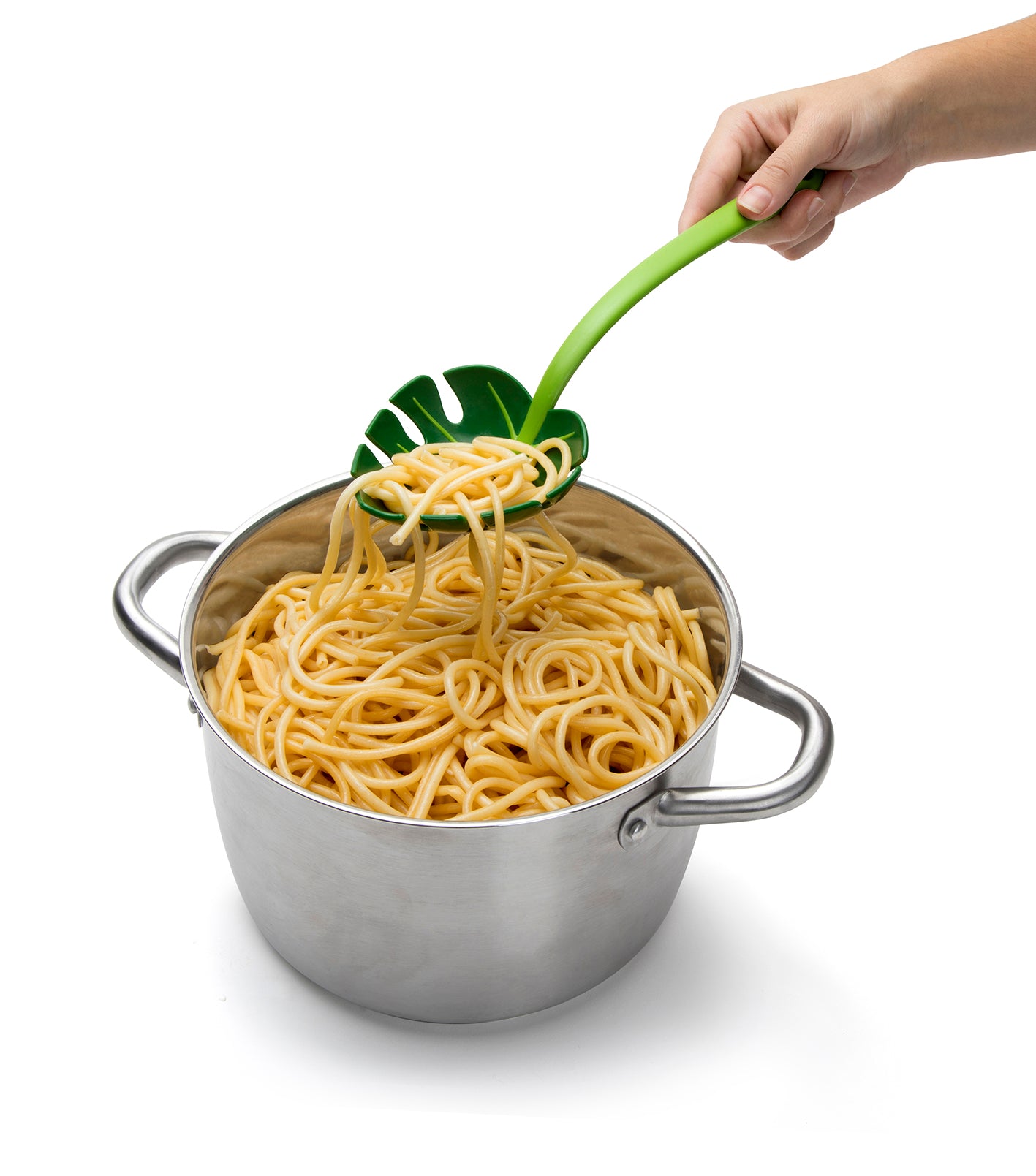 OTOTO Leaf Jungle Slotted Spoon & Ladle Set – 2-Piece, BPA-Free, Dishwasher Safe